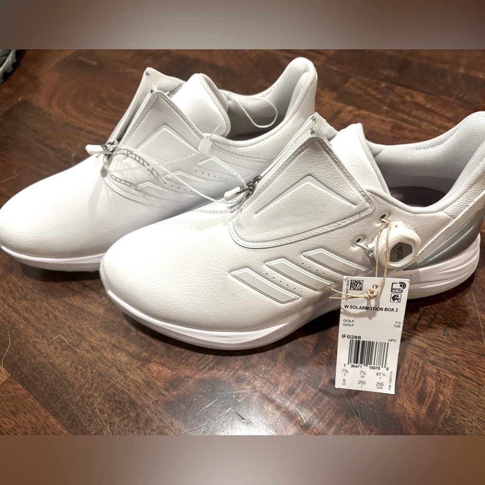 New Adidas Solarmotion BOA 2 White Golf Shoes Women's Size 9-NWT